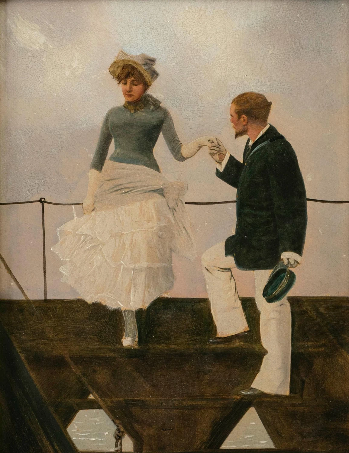 Frammento dall'opera lo yacht 'La Sirène', c. 1881